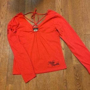 Harley Davidson Long Sleeve With Tie Detail